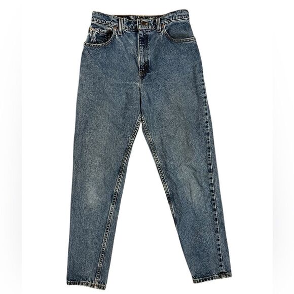 Levi’s Vintage 90s 551 Relaxed Fit Tapered Leg Straight Jeans High Rise Womens 8 - Picture 1 of 8